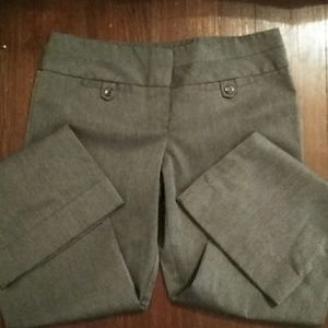 Grey cuffed dress pant